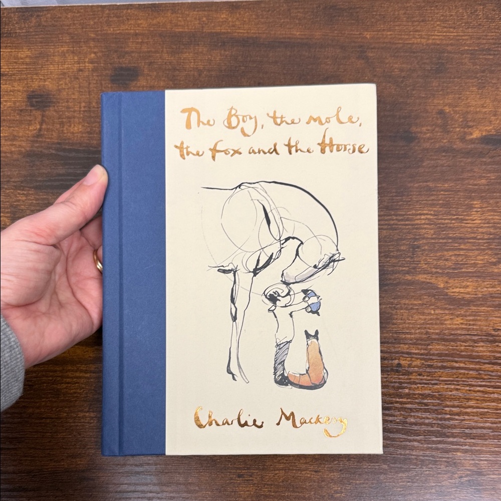 'The Boy, the Mole, the Fox and‎ the Horse' Book - Blue and Cream